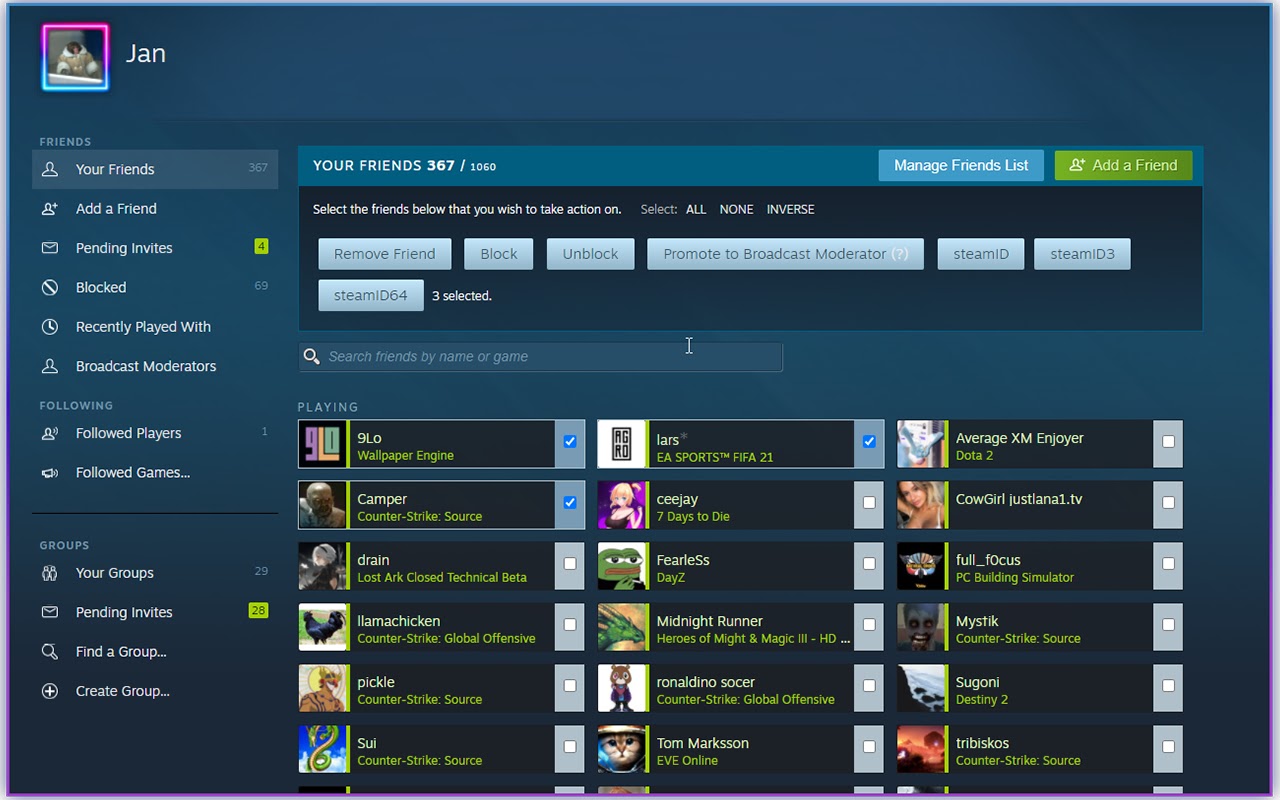 Steam Games Listifier