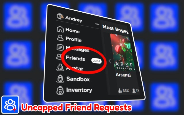 Uncapped Roblox Friend Requests